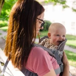 Deryan Ergonomische Draagzak - Buikdrager 2-in-1 Antraciet -Aanbiedingen BIBS Winkel 1200x1200 4419