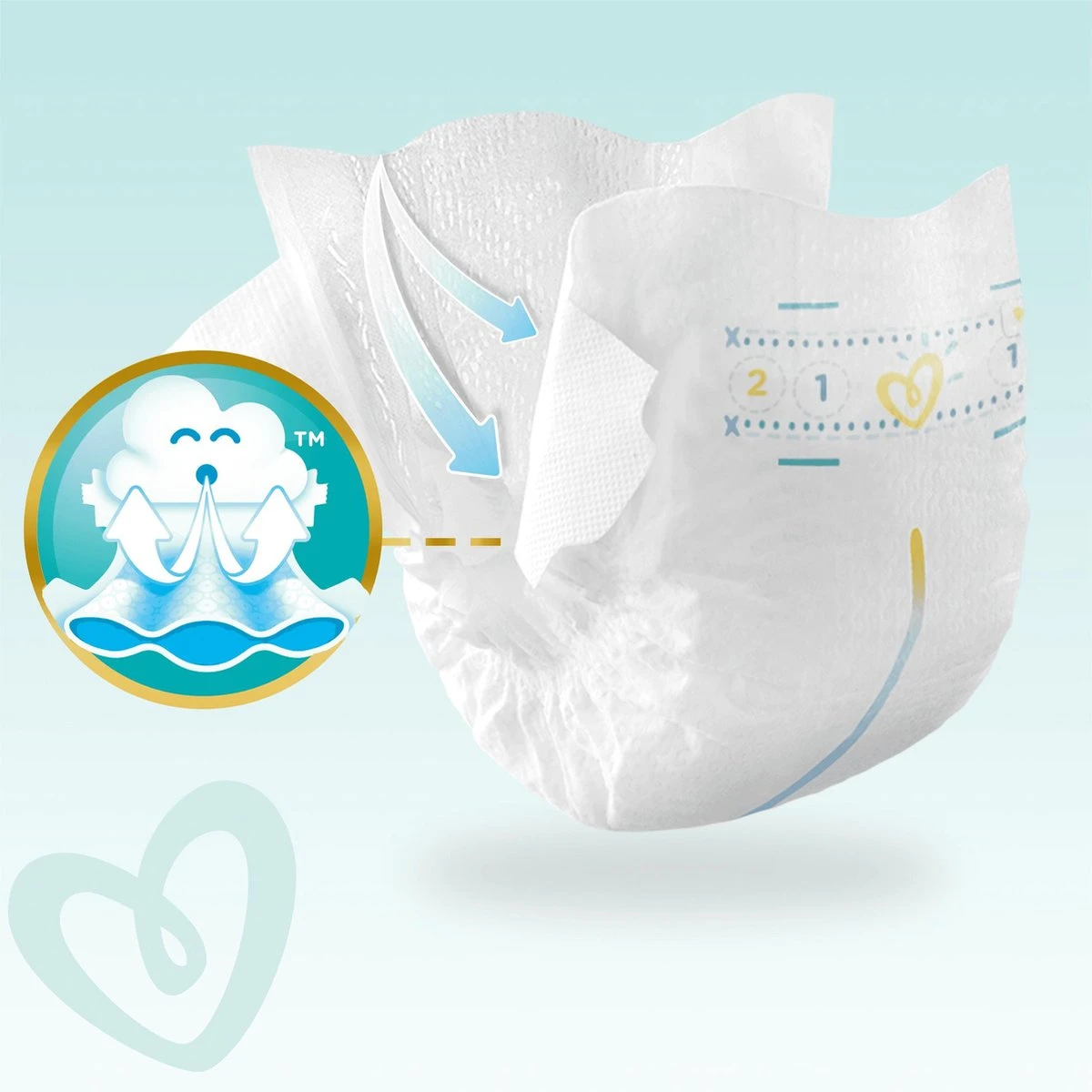 Pampers® Pampers Premium Protection Luiers - Maat 1 (2-5 Kg) - 144 Stuks - Maandbox 12 Pampers® Pampers Premium Protection Luiers - Maat 1 (2-5 Kg) - 144 Stuks - Maandbox - Afbeelding 12