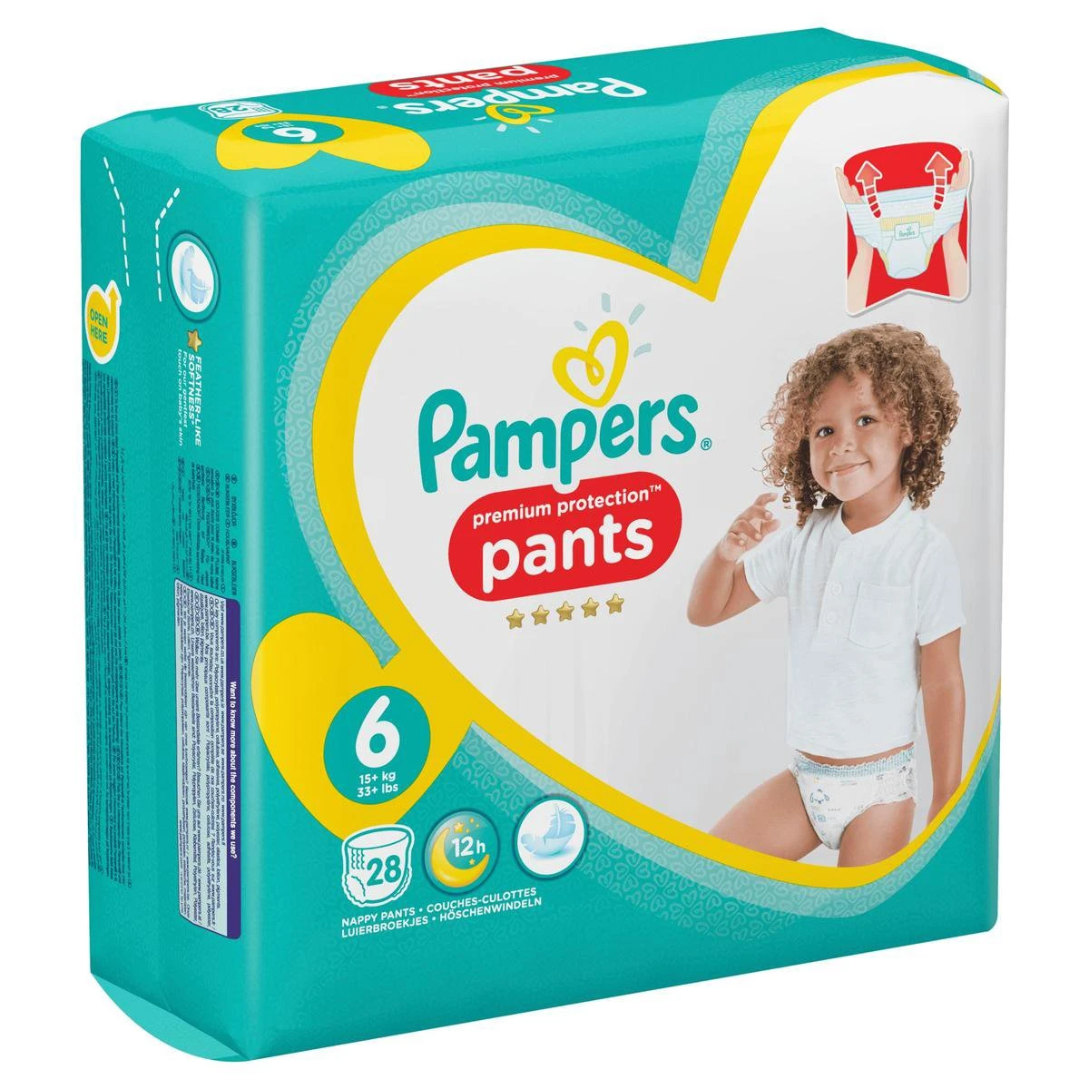 Pampers® Pampers - Premium Protection Pants - Maat 6 - Mega Pack - 84 Luierbroekjes 13 Pampers® Pampers - Premium Protection Pants - Maat 6 - Mega Pack - 84 Luierbroekjes - Afbeelding 13