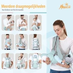 Moxica Draagzak Baby - Draagdoek - Carrier - Kinderdrager - Babydrager - Drager -Aanbiedingen BIBS Winkel 1200x1200 4511
