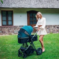 MoMi Kinderwagen - Compacte 2 In 1 Combiwagen - Limuru - Groen (geschikt Van 0-3 Jaar) -Aanbiedingen BIBS Winkel 1200x1200 4548