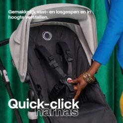 Bugaboo Fox3 Kinderwagen - Black/Grey Melange -Aanbiedingen BIBS Winkel 1200x1200 4597