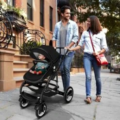 KIDUKU- 3 In 1 Combi-kinderwagen- Zwart- Buggy Incl. Autostoeltje-regenhoes- Inklapbaar -Aanbiedingen BIBS Winkel 1200x1200 4623