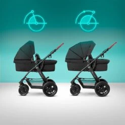 Kinderkraft Xmoov Black 3-in-1 Combi Kinderwagen Incl. Autostoel XMOVBLK30000 -Aanbiedingen BIBS Winkel 1200x1200 4660