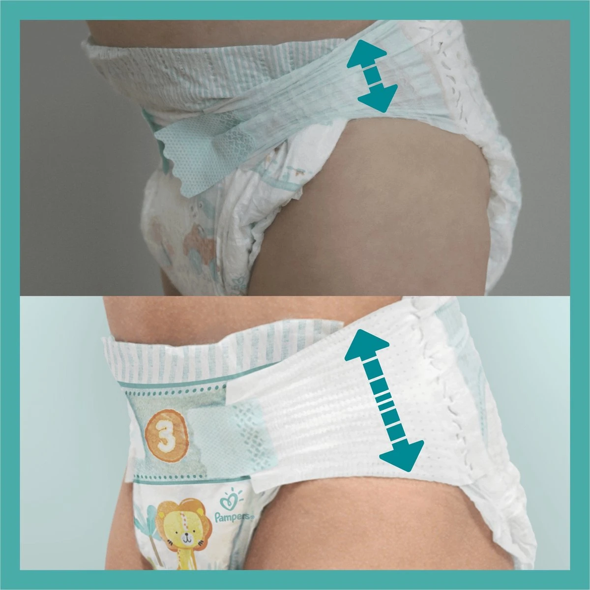 Pampers® Pampers Baby Dry Maat 2 - 37 Luiers 14 Pampers® Pampers Baby Dry Maat 2 - 37 Luiers - Afbeelding 14