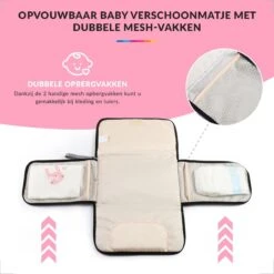 Baby Verschoonmatje Met Luieretui Voor Onderweg - Verschoningsmatje Opvouwbaar - Verzorgingsmatje - Roze -Aanbiedingen BIBS Winkel 1200x1200 4750