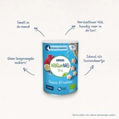 NaturNes Bio Nutripops Banaan Framboos - Baby Tussendoortje - Vanaf 8 Maanden - 4 Stuks -Aanbiedingen BIBS Winkel 1200x1200 4796