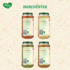 Olvarit Variatiemenu Babymaaltijd 12+ Maanden - Versie 2 - 4 Smaken - 12 X 250g -Aanbiedingen BIBS Winkel 1200x1200 4807