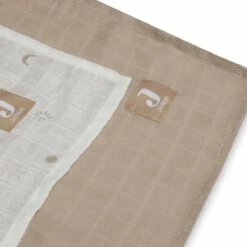 Jollein Hydrofiele Doek Large 115x115cm Stargaze - Biscuit - 2 Stuks -Aanbiedingen BIBS Winkel 1200x1200 49