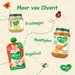 Olvarit Knijpfruit 6+ Maanden - Banaan Aardbei - 6 X 100g -Aanbiedingen BIBS Winkel 1200x1200 4917