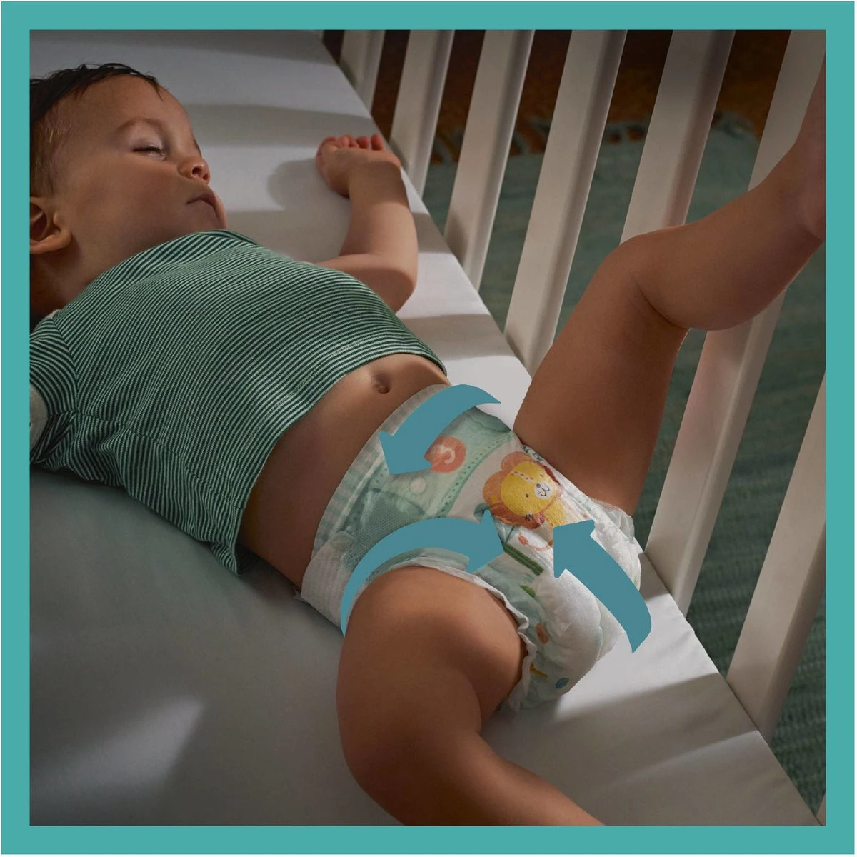 Pampers® Pampers - Baby Dry - Maat 3 - Mega Maandbox - 312 Luiers 8 Pampers® Pampers - Baby Dry - Maat 3 - Mega Maandbox - 312 Luiers - Afbeelding 8