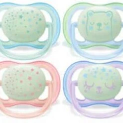 Philips Avent - Ultra Air - Fopspeen Night - 0/6 Maanden - Roze - 2 Stuks -Aanbiedingen BIBS Winkel 1200x1200 4958