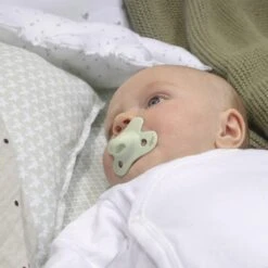 Difrax Fopspeen Newborn Dental - Lichtblauw/Crèmewit/Lichtroze/Lichtgroen - Orthodontische Speen - 4 Stuks -Aanbiedingen BIBS Winkel 1200x1200 4969