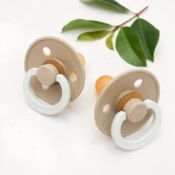 Bibs Fopspeen Vanilla Glow In The Dark 6-18 Mndn Maat - 2 Stuks