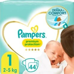 Pampers® Pampers Premium Protection - Maat 1 (New Born) 2-5 Kg - 88 Stuks - Luiers -Aanbiedingen BIBS Winkel 1200x1200 510