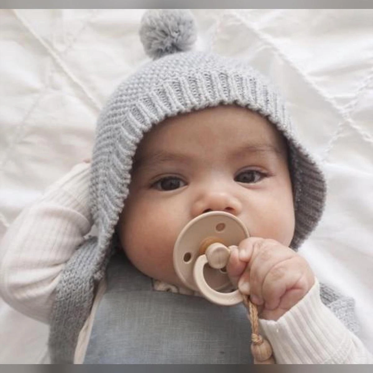 Bibs Fopspeen - Maat 1 0-6 Maanden - 2 Stuks - Blush & Vanilla Glow In The Dark 3 Bibs Fopspeen - Maat 1 0-6 Maanden - 2 Stuks - Blush & Vanilla Glow In The Dark - Afbeelding 3