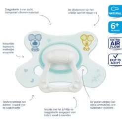 Difrax Fopspeen 6+ Maanden Natural Speen - Woezel En Pip - 2 Stuks -Aanbiedingen BIBS Winkel 1200x1200 5283