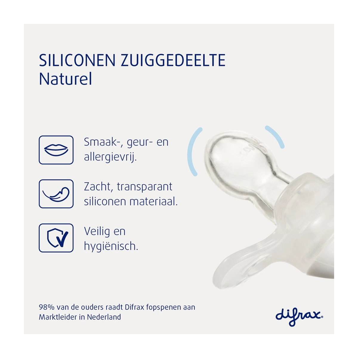 Difrax Fopspeen Natural 20+ Maanden Nature - Stone/stains - 2 Stuks 8 Difrax Fopspeen Natural 20+ Maanden Nature - Stone/stains - 2 Stuks - Afbeelding 8