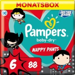 Pampers® Pampers Pants Baby Dry - Luierbroekjes - Maat 6 -15 Kg - Maandbox - Limited Edition 88 St