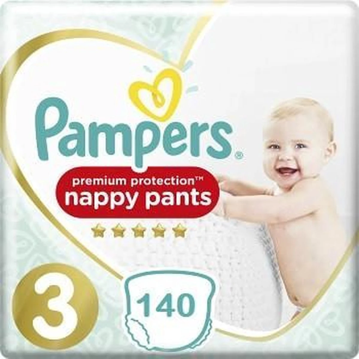 Pampers® Pampers Premium Protection Pants Maat 3 – 140 Luierbroekjes Maandbox 1 Pampers® Pampers Premium Protection Pants Maat 3 – 140 Luierbroekjes Maandbox