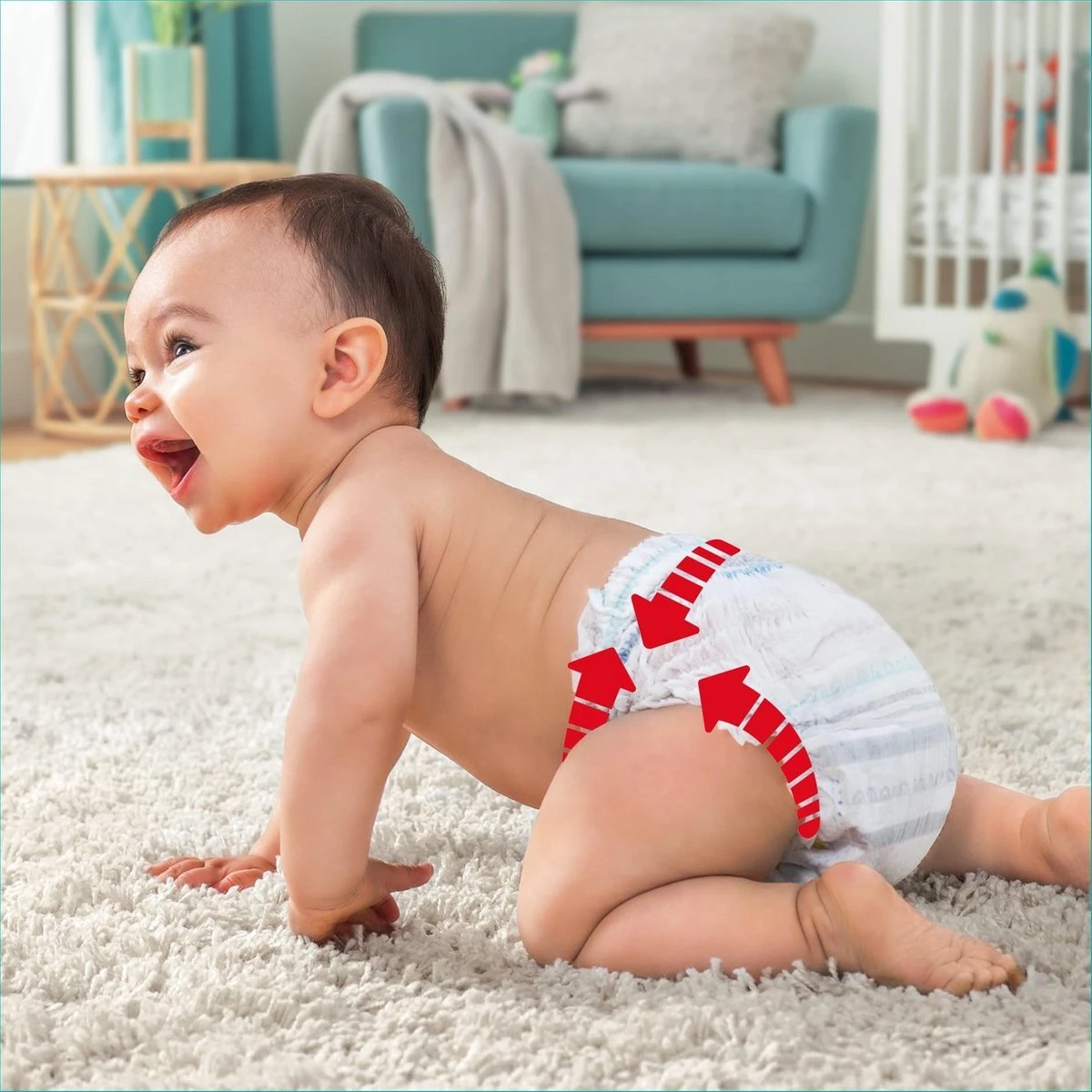 Pampers® Pampers Premium Protection Pants Maat 3 – 140 Luierbroekjes Maandbox 6 Pampers® Pampers Premium Protection Pants Maat 3 – 140 Luierbroekjes Maandbox - Afbeelding 6