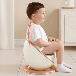 XIORI-SEMS - Plaspotje - Potje Peuter - Potje - WC Verkleiner - WC Potje Peuter - Toilet - Zindelijkheid - Toilettrainer - Wit Met Goud - Design - Jongens En Meisjes - Kraamcadeau – Kraamvisite – Babyshower – Verjaardag - Cadeau - Potje Goud -Aanbiedingen BIBS Winkel 1200x1200 714