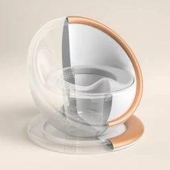 XIORI-SEMS - Plaspotje - Potje Peuter - Potje - WC Verkleiner - WC Potje Peuter - Toilet - Zindelijkheid - Toilettrainer - Wit Met Goud - Design - Jongens En Meisjes - Kraamcadeau – Kraamvisite – Babyshower – Verjaardag - Cadeau - Potje Goud -Aanbiedingen BIBS Winkel 1200x1200 715