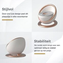 XIORI-SEMS - Plaspotje - Potje Peuter - Potje - WC Verkleiner - WC Potje Peuter - Toilet - Zindelijkheid - Toilettrainer - Wit Met Goud - Design - Jongens En Meisjes - Kraamcadeau – Kraamvisite – Babyshower – Verjaardag - Cadeau - Potje Goud -Aanbiedingen BIBS Winkel 1200x1200 717