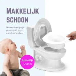 Casteleyn - Plaspotje - WC Potje - Toilet Trainer - Kinder Toilet - Met Geluid - Tot 21KG - Wit -Aanbiedingen BIBS Winkel 1200x1200 803