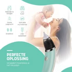 Hoy En Dia® Neusreiniger Baby Snoetenpoetsers - Neuspeer Met USB - Elektrische Neuszuiger - Toetenvegers -Aanbiedingen BIBS Winkel 1200x1200 897