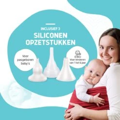 Hoy En Dia® Neusreiniger Baby Snoetenpoetsers - Neuspeer Met USB - Elektrische Neuszuiger En Oorreiniger -Aanbiedingen BIBS Winkel 1200x1200 915