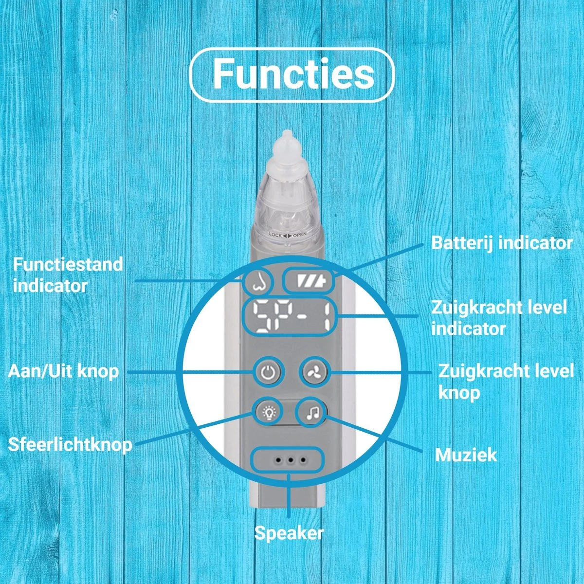 Merkloos Neusreininger Baby – Elektrische Neuszuiger – Neus Aspirator Met USB – Neuspeer & Blackhead Remover – Snotverwijderaar – Snoetenpoetser Peuter 9 Merkloos Neusreininger Baby – Elektrische Neuszuiger – Neus Aspirator Met USB – Neuspeer & Blackhead Remover – Snotverwijderaar – Snoetenpoetser Peuter - Afbeelding 9
