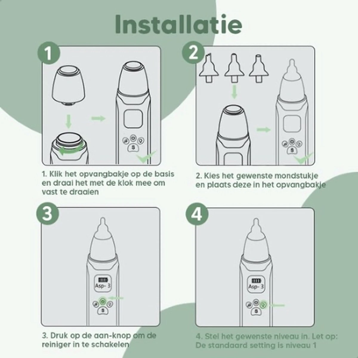 Merkloos Neusreininger Baby – Elektrische Neuszuiger – Neus Aspirator Met USB – Neuspeer & Blackhead Remover – Snotverwijderaar – Snoetenpoetser Peuter 10 Merkloos Neusreininger Baby – Elektrische Neuszuiger – Neus Aspirator Met USB – Neuspeer & Blackhead Remover – Snotverwijderaar – Snoetenpoetser Peuter - Afbeelding 10