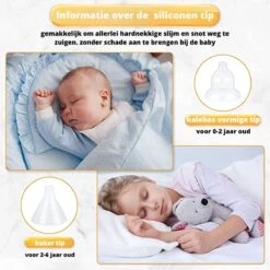 Premium Elektrische Oplaadbare Neus Reiniger Voor Baby En Kinderen - Inclusief Oplader, Handleiding En Batterijen - Hygiënische Neusreiniger - Baby Aspirator - Neuszuiger - Baby Neuspompje - Toetenveger - Baby Neusreiniger - Geel - Neusspoeler -Aanbiedingen BIBS Winkel 1200x1200 943