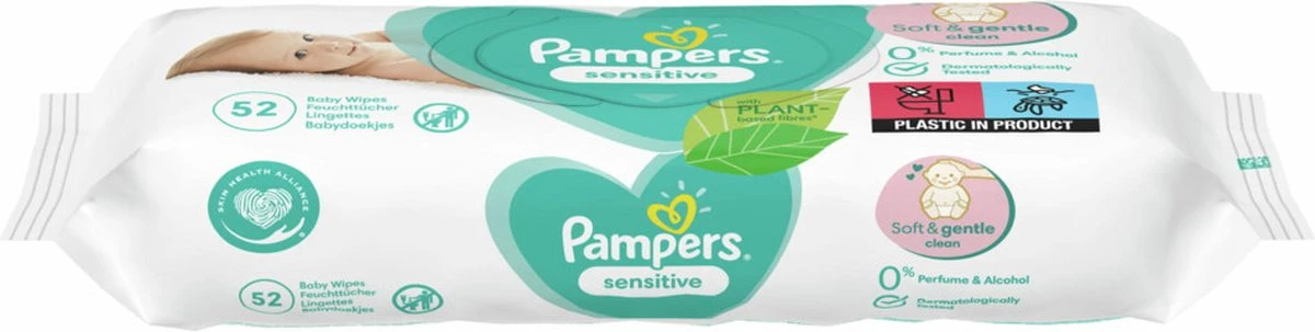 Pampers® Pampers - Billendoekjes Sensitive Navulpak - 624 Doekjes 5 Pampers® Pampers - Billendoekjes Sensitive Navulpak - 624 Doekjes - Afbeelding 5