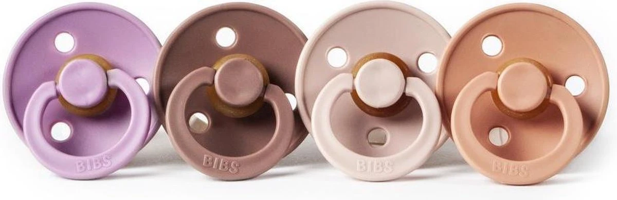 Bibs Maat 2 (4st) Heather, Woodchuck, Blush & Peach 1 Bibs Maat 2 (4st) Heather, Woodchuck, Blush & Peach