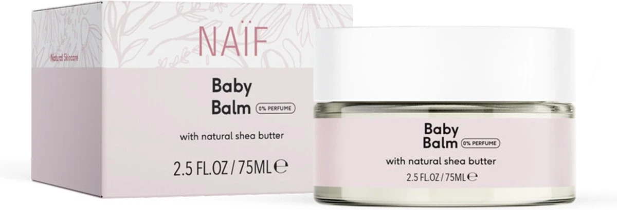 Naïf Baby Balm - Parfumvrij - Baby & Kids - 75ml - Met Natuurlijke Ingrediënten 5 Naïf Baby Balm - Parfumvrij - Baby & Kids - 75ml - Met Natuurlijke Ingrediënten - Afbeelding 5