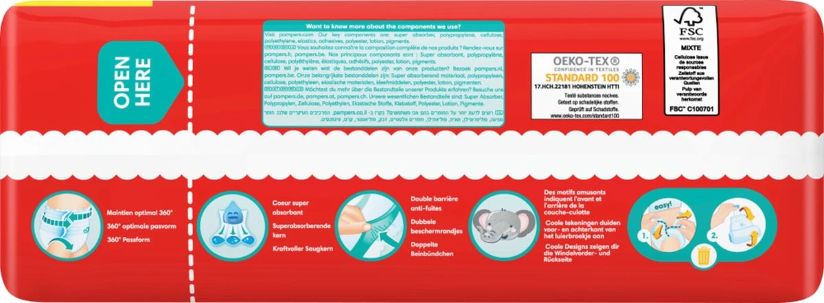 Pampers® Pampers - Baby Dry Pants - Maat 8 - Mega Pack - 36 Luierbroekjes 11 Pampers® Pampers - Baby Dry Pants - Maat 8 - Mega Pack - 36 Luierbroekjes - Afbeelding 11