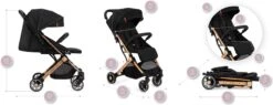 MoMi Wandelwagen Estelle - Zwart -Aanbiedingen BIBS Winkel 1200x461 1