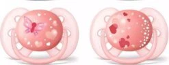 Philips Avent Fopspeen Ultra Soft 6-18 Maanden - Roze - 2 Stuks -Aanbiedingen BIBS Winkel 1200x466 2