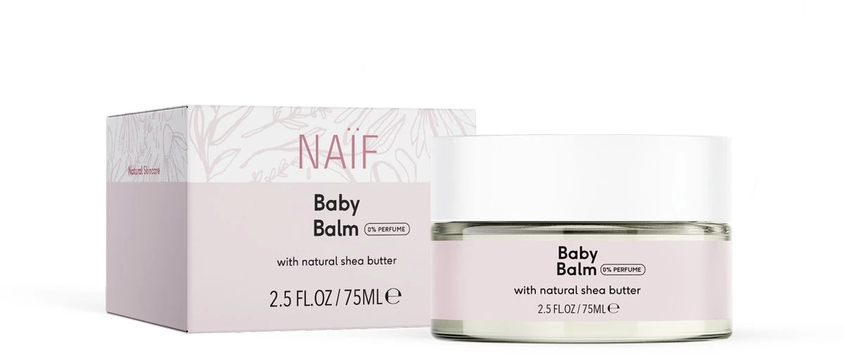 Naïf Baby Balm - Parfumvrij - Baby & Kids - 75ml - Met Natuurlijke Ingrediënten 1 Naïf Baby Balm - Parfumvrij - Baby & Kids - 75ml - Met Natuurlijke Ingrediënten