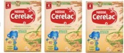 3x Nestle - Cerelac Koekjesmeel Voor Fruitpapjes - 300g