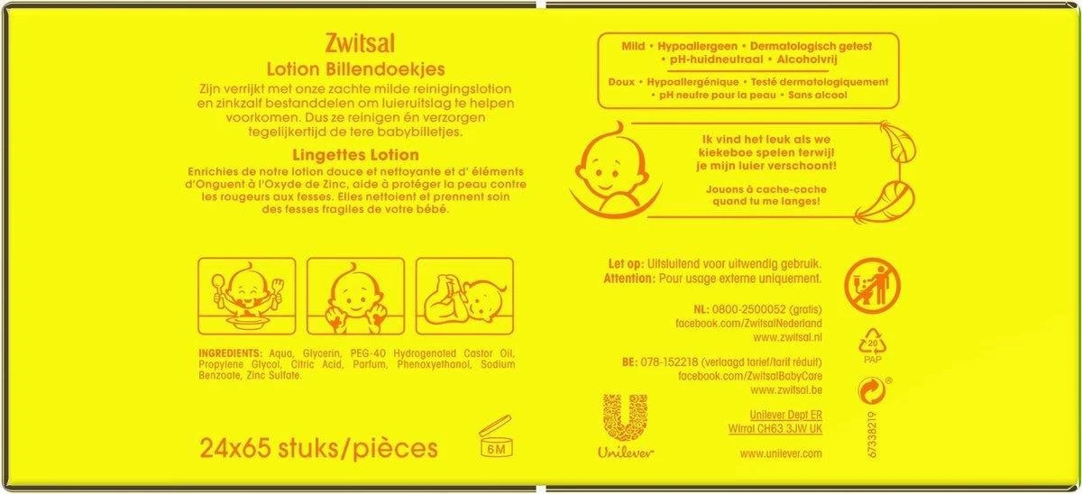 Zwitsal Billendoekjes | Voordeelverpakking 30 X 65 Doekjes 10 Zwitsal Billendoekjes | Voordeelverpakking 30 X 65 Doekjes - Afbeelding 10