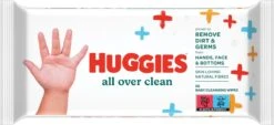 Huggies Billendoekjes - All Over Clean - 10 X 56 - 560 Billendoekjes - Voordeelverpakking -Aanbiedingen BIBS Winkel 1200x548