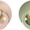 Bibs Fopspeen - Maat 3 18-24 Maanden - 2 Stuks - Blush - Sage*