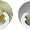 BIBS Fopspeen Set Van 2 - CLOUD GLOW + SAGE GLOW - Maat 2 - T2 Leeftijd: 6-18 Maanden