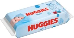 Huggies Billendoekjes - Pure 99% Water - 18 X 56 Stuks - 1008 Doekjes - Voordeelverpakking -Aanbiedingen BIBS Winkel 1200x622 1