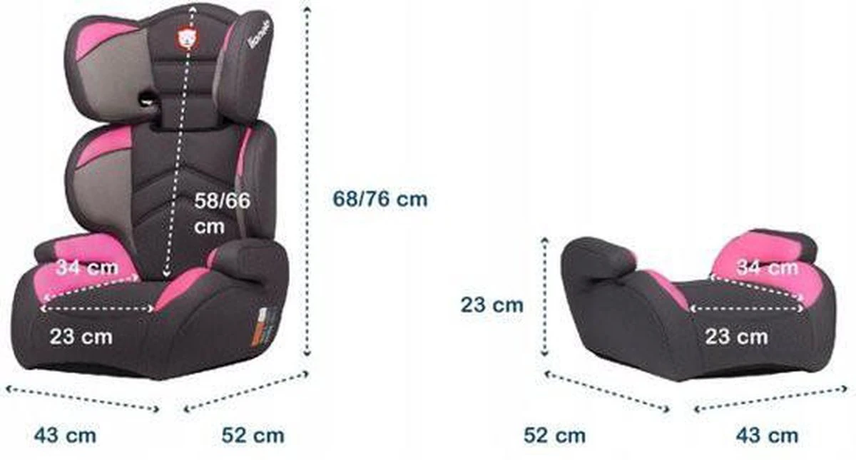 Lionelo Lars - Autostoeltje - ImpactGuard - Extra Spons - Tot 36kg 15 Lionelo Lars - Autostoeltje - ImpactGuard - Extra Spons - Tot 36kg - Afbeelding 15