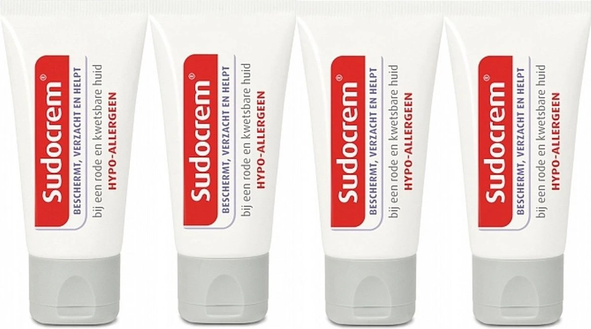 Sudocrem Tube - Luierzalf - 4 X 30 Gram Voordeelverpakking 1 Sudocrem Tube - Luierzalf - 4 X 30 Gram Voordeelverpakking