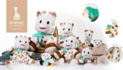 Sophie De Giraf - Rammelaar - Pluche Knijprammelaar -Aanbiedingen BIBS Winkel 1200x686 2